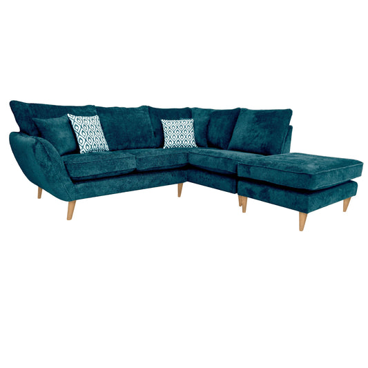 Monsoon 1 Arm (Including Footstool) RHF Chaise Corner Sofa