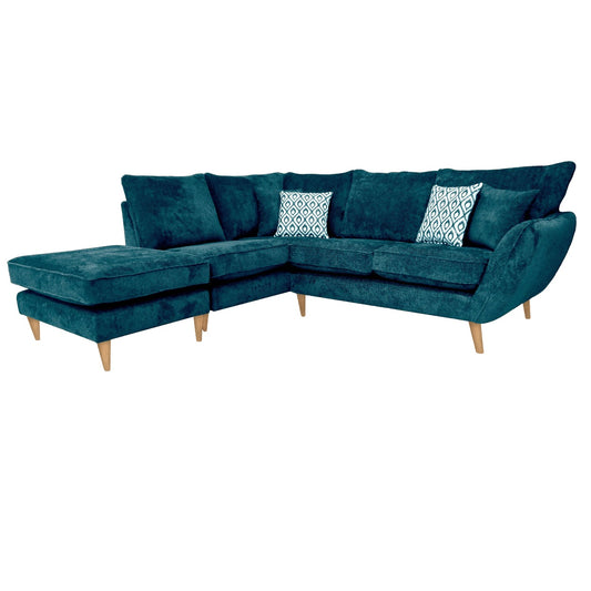 Monsoon 1 Arm (Including Footstool) LHF Chaise Corner Sofa